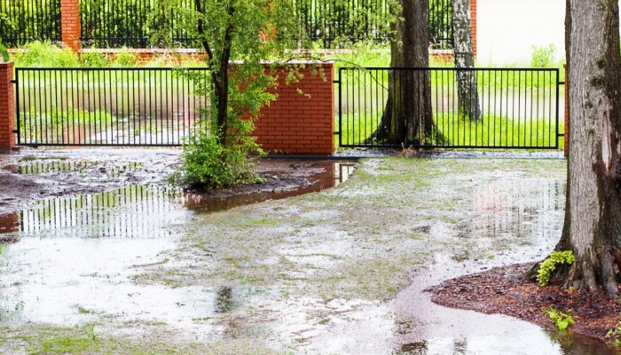 The impact of poor drainage on fence durability